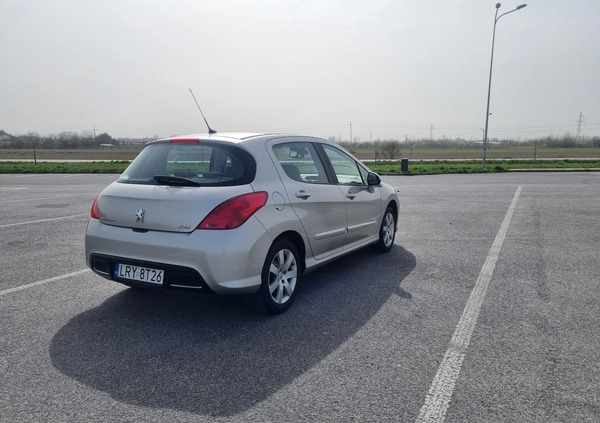 Peugeot 308 cena 14800 przebieg: 244000, rok produkcji 2008 z Warszawa małe 92